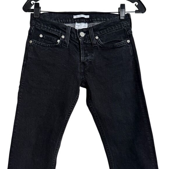 Helmut Lang Masc Lo Drainpipe Low Rise Skinny Jeans W24 \ M27 - Picture 4 of 11